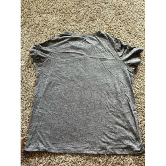 Pink Floyd Womens Gray Graphic Print The Dark Side of the Moon Band Tee Size XL - Picture 10 of 11